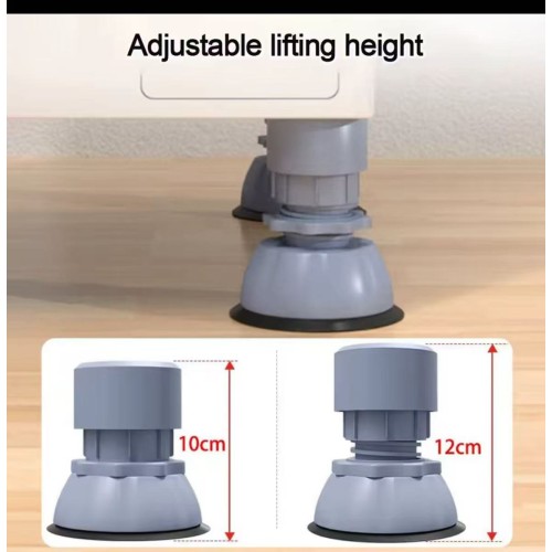 4pcs Adjustable Washer & Fridge Foot Pads