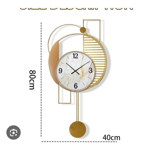 Modern Silent Hanging Wall Clock