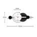 Large Modern wall clock
