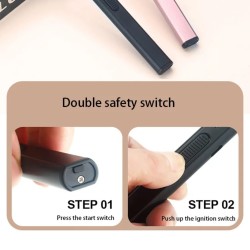 Rechargeable Pulse Arc Lighter – Flameless, Windproof & USB Rechargeable