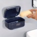 Wall-Mounted Soap Dish With A lid And Drainiing Tray