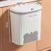 Wall-Mounted Trash Can With Lid Wall-Mounted Trash Can With Lid
