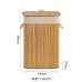 Large Capacity Foldable Bamboo Laundry Basket