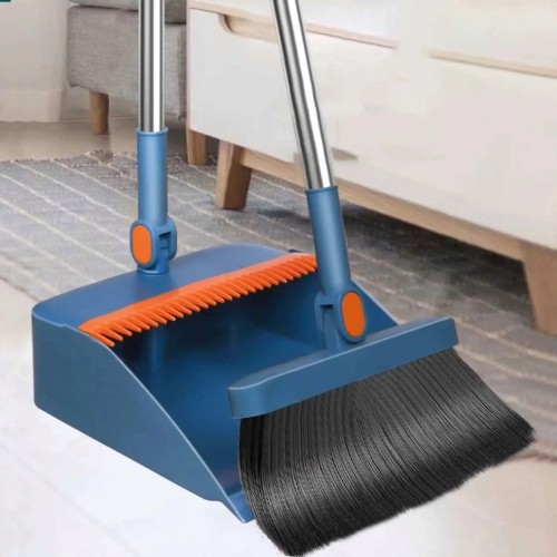 2-in-1 Broom & Dustpan Combo Set