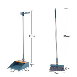 2-in-1 Broom & Dustpan Combo Set