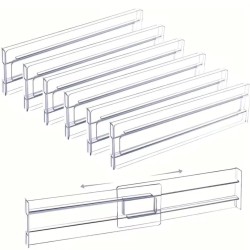 Adjustable Acrylic Drawer Dividers Adjustable Acrylic Drawer Dividers