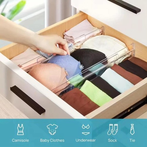 Adjustable Acrylic Drawer Dividers