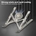 Adjustable aluminum laptop stand with a built-in cooling fan Adjustable aluminum laptop stand with a built-in cooling fan