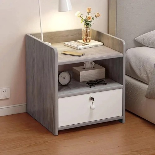 Mini Modern  Bedside table/Night stand with locker