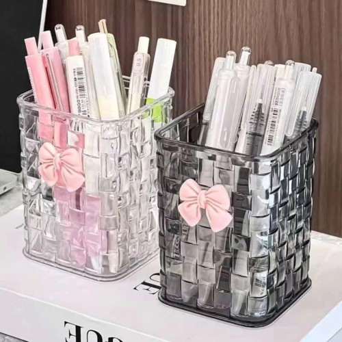 Acrylic Makeup Brushes Storage / Desk Organizer