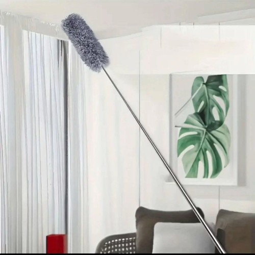 Telescopic microfibre duster