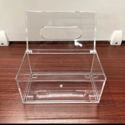 Transparent acrylic serviette box