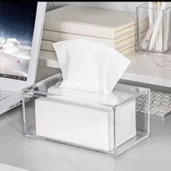 Transparent acrylic serviette box Transparent acrylic serviette box