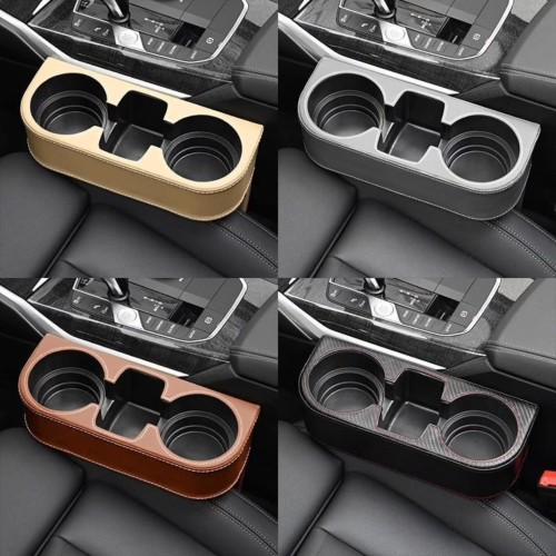 Car Cup Holder with Phone Holder & Double Side Holders