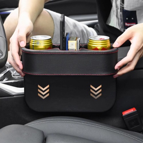 Car Cup Holder with Phone Holder & Double Side Holders
