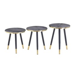 3 in 1  Nesting luxury marble side stool
