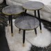 3 in 1  Nesting luxury marble side stool