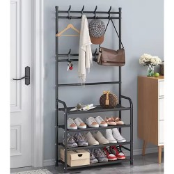 Multi-Functional Shoe and Hat Rack Multi-Functional Shoe and Hat Rack