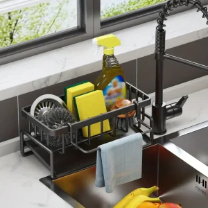 Best Kitchen Caddy with Water Draining Tray – 3 Smart Features for a Cleaner Kitchen