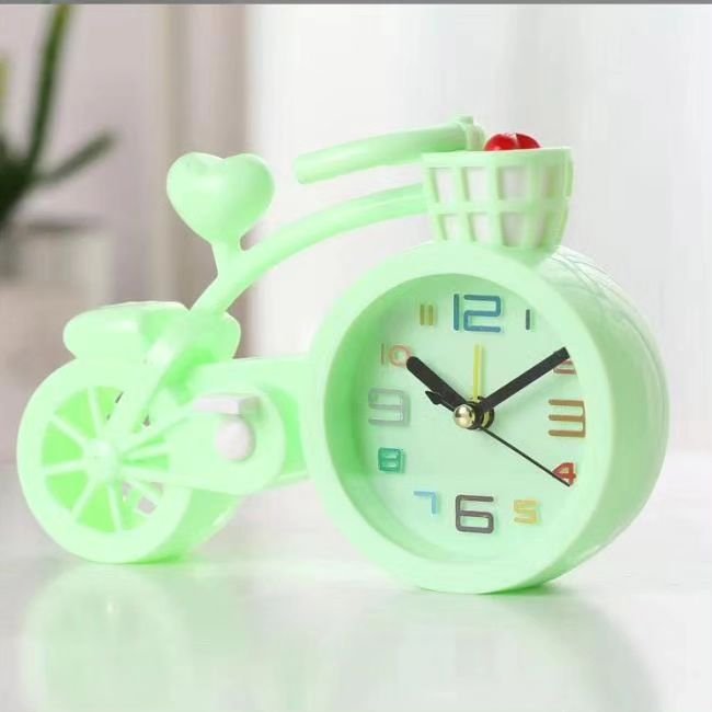 Stylish Bicycle Alarm Clock – Vintage-Inspired Decorative Timepiece for Home & Office