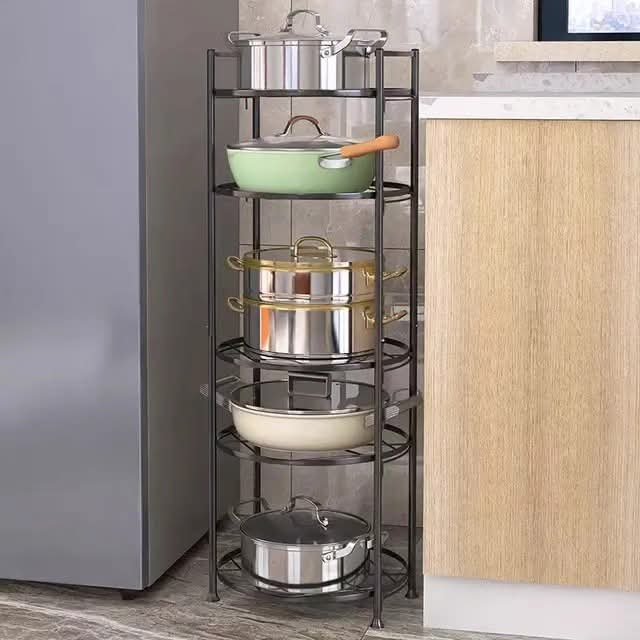 The 5-tier Multifunctional Pot Rack The 5-tier Multifunctional Pot Rack