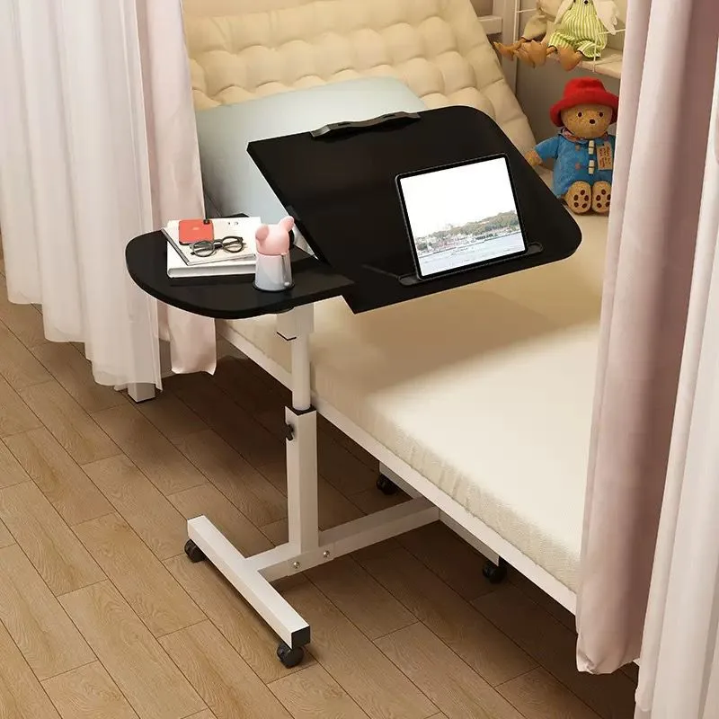 Adjustable Overbed Laptop Table with Wheels