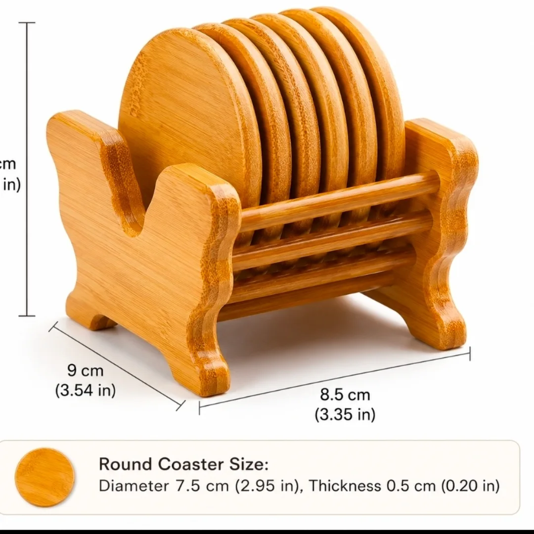 Creative Bamboo Coasters